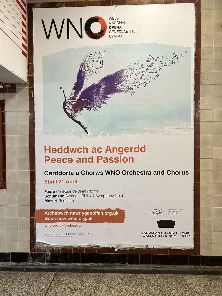 Ein cyngerdd @OperaCenCymru nos Sul yma @YGanolfan #MozartRequiem & #Schumann4 & #FaureCantique gyda #TomášHanus yn arwain. Os gallwch dewch i’n cefnogi ogydd!/ Our concert @WelshNatOpera this Sunday @theCentre. Much appreciated if you can come to support! #arts #opera #music