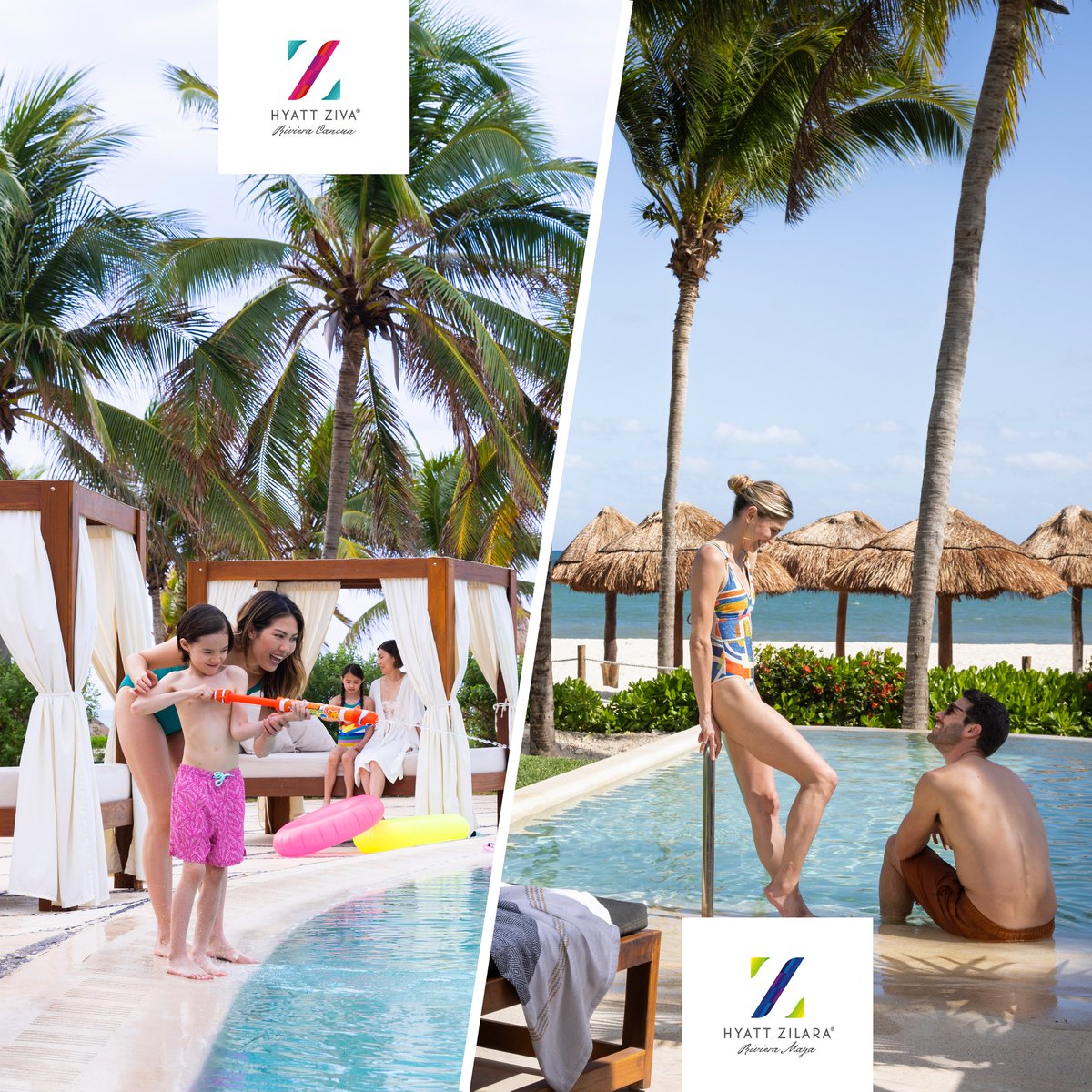 travelweekly's tweet photo. Sponsored: Check out family-friendly oasis Hyatt Ziva Riviera Cancun, and adults-only getaway Hyatt Zilara Riviera Maya, all-inclusive resorts offering a breathtaking beachfront setting.
#inclusivecollection #traveltrade #travelagents #travelindustry
https://t.co/3eBwnoUpZz https://t.co/avKzfghR4f