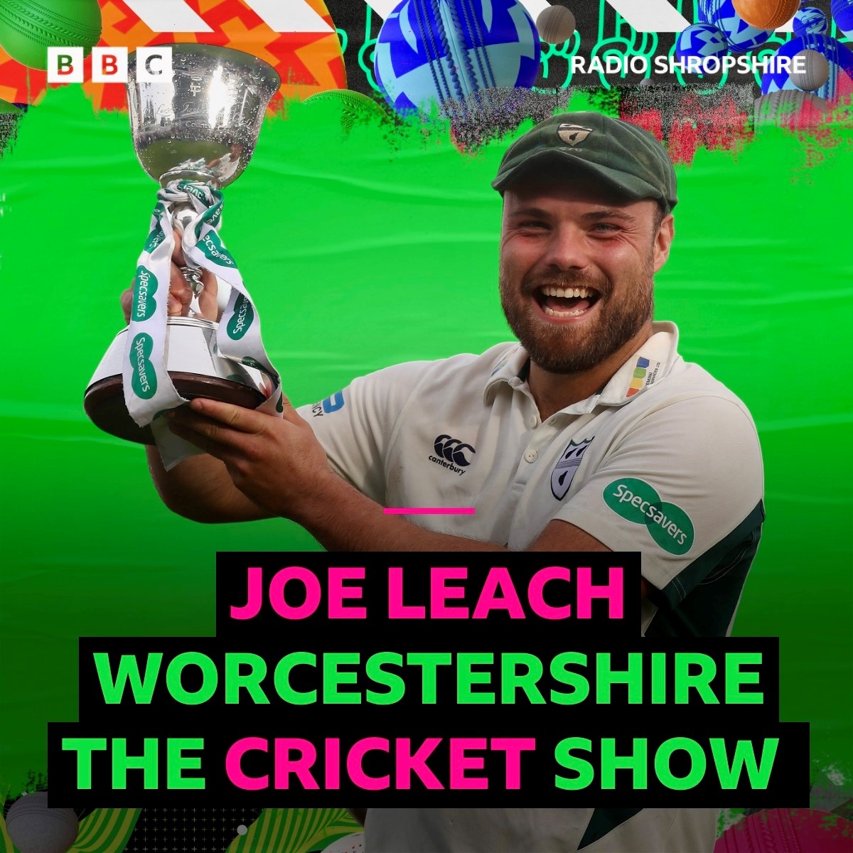 BBC Sport Shropshire (@bbcshropsport) on Twitter photo π BREAKING NEWS π
<a href="/WorcsCCC/">Worcestershire CCC</a> legend <a href="/joeleach230/">Joe Leach</a> completes our line-up on 'The Cricket Show.' <a href="/BBCShropSport/">BBC Sport Shropshire</a> he'll join <a href="/FootieNick/">Nick Southall</a> to talk everything cricket related in Shropshire.
π» The Cricket Show starts Wednesday 24th April, 6pm. 96fm I DAB I Sounds.
#bbccricket π BREAKING NEWS π
<a href="/WorcsCCC/">Worcestershire CCC</a> legend <a href="/joeleach230/">Joe Leach</a> completes our line-up on 'The Cricket Show.' <a href="/BBCShropSport/">BBC Sport Shropshire</a> he'll join <a href="/FootieNick/">Nick Southall</a> to talk everything cricket related in Shropshire.
π» The Cricket Show starts Wednesday 24th April, 6pm. 96fm I DAB I Sounds.
#bbccricket