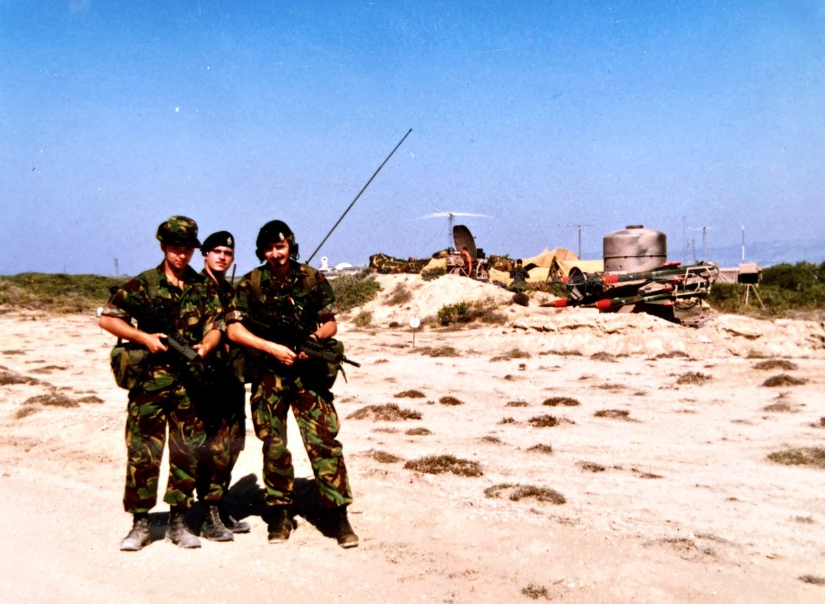 #ThrowbackThursday and lots of talk this week of a lack of GBAD at RAF Akrotiri so here’s a picture of some GBAD at RAF Akrotiri back in 1991 🚀