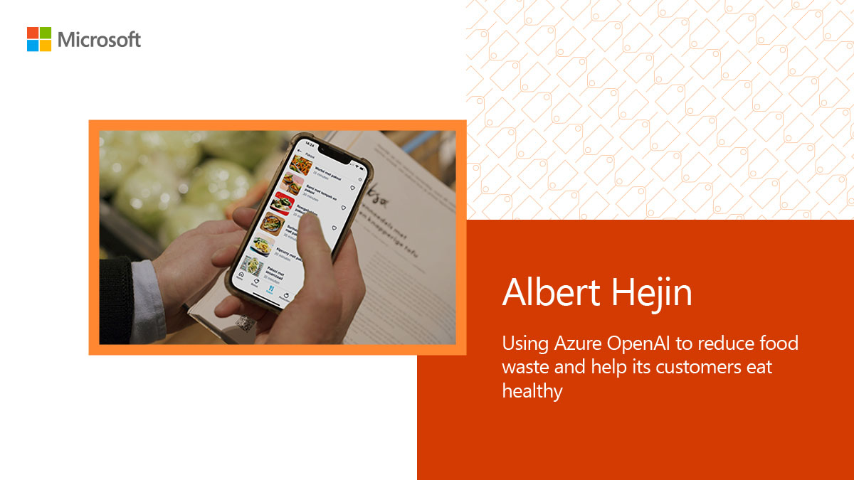 Discover how this Dutch supermarket chain , Albert Hejin, is using AI to drive customer experience and reduce food waste at its organization. Read the customer story here: msft.it/6018cAb4Y