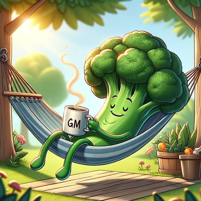 BroccoliOnSol's tweet photo. GM, Have a great day! https://t.co/YzqIOxRFQA