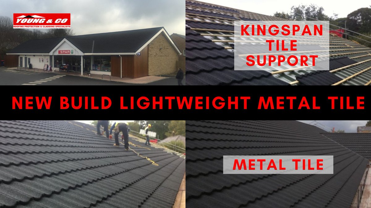 #ThrowbackThursday New store with Kingspan KS1000TS Tile Support & Decra #lightweightroofing metal anti-vandal roof tile #Roofing #CommercialRoofing