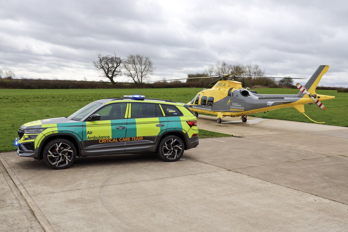 13.04.2024 #airambulance #leicester Medic54 were tasked to a cardiac arrest at 06:44 and were on scene at 07:05. Working with other services, the crew treated a patient, before transferring them to hospital by land.