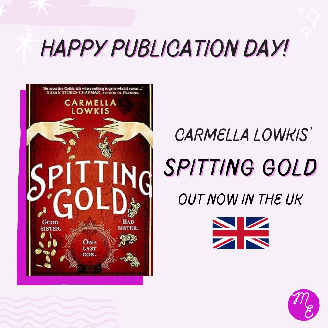 Happy publication day to @carmellalowkis and her atmospheric gothic debut, SPITTING GOLD!🥰