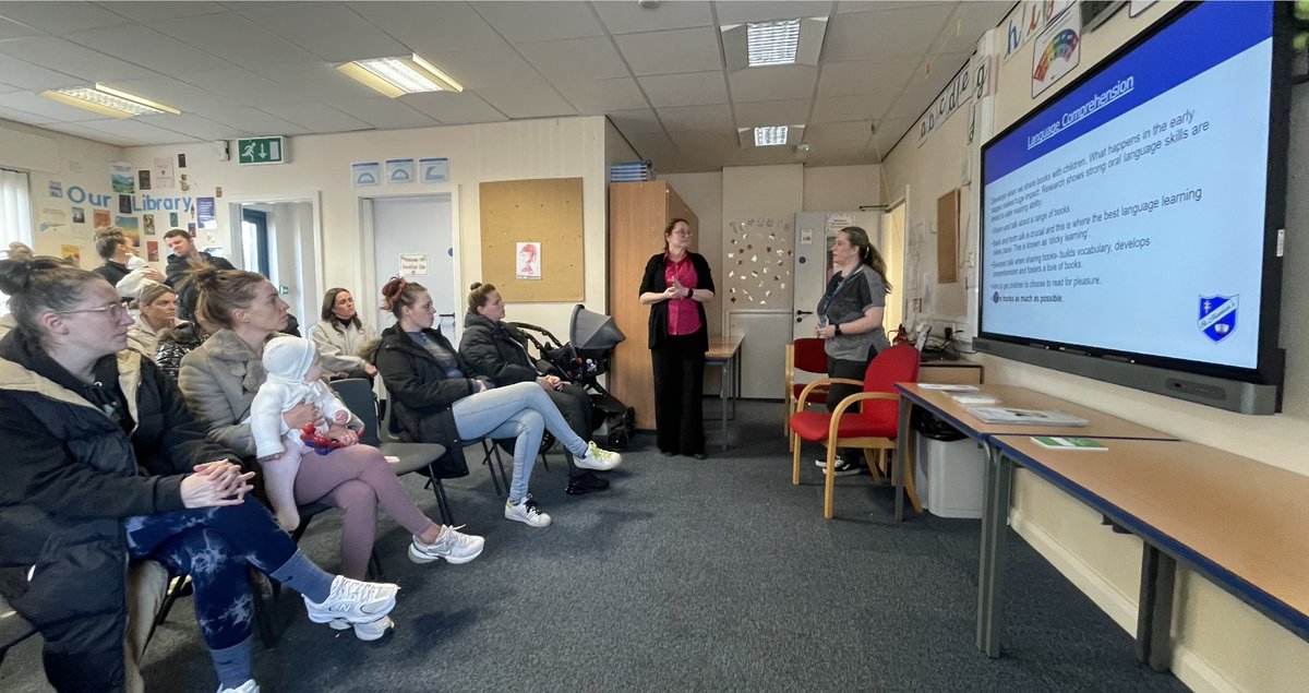 A huge thank you to the families of our nursery children for coming into school to learn about our phonics and reading curriculum in St Monica's. Some excellent questions and engagement. #WeLoveReading