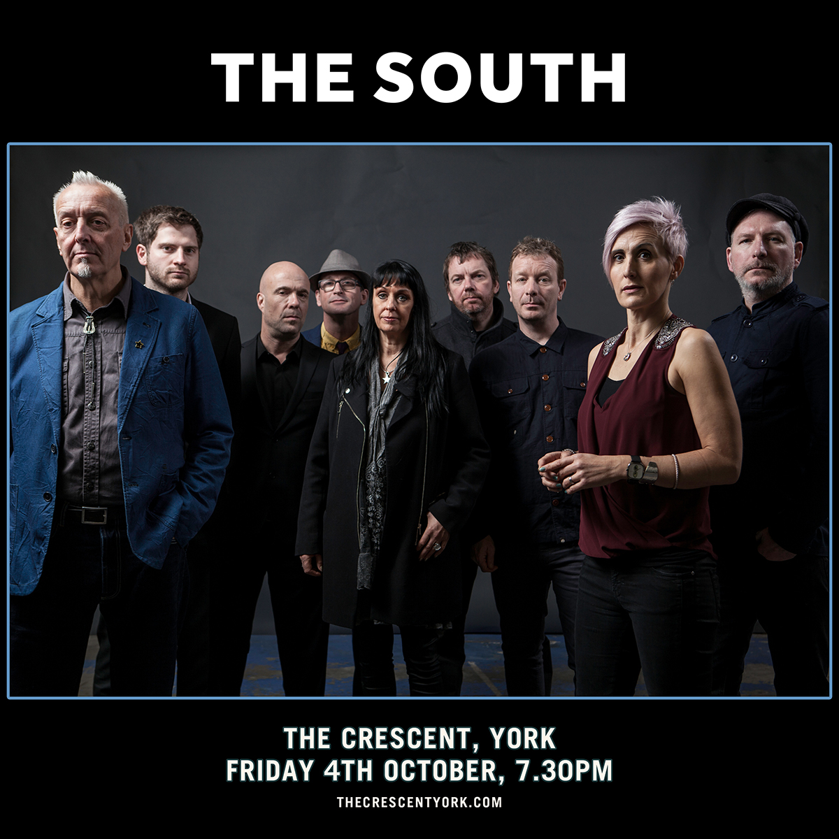 9-piece band @thesouthuk return to York in October! Feat. previous members of The Beautiful South incl. Alison Wheeler & Gaz Birtles. Tickets on sale now! >> thecrescentyork.com