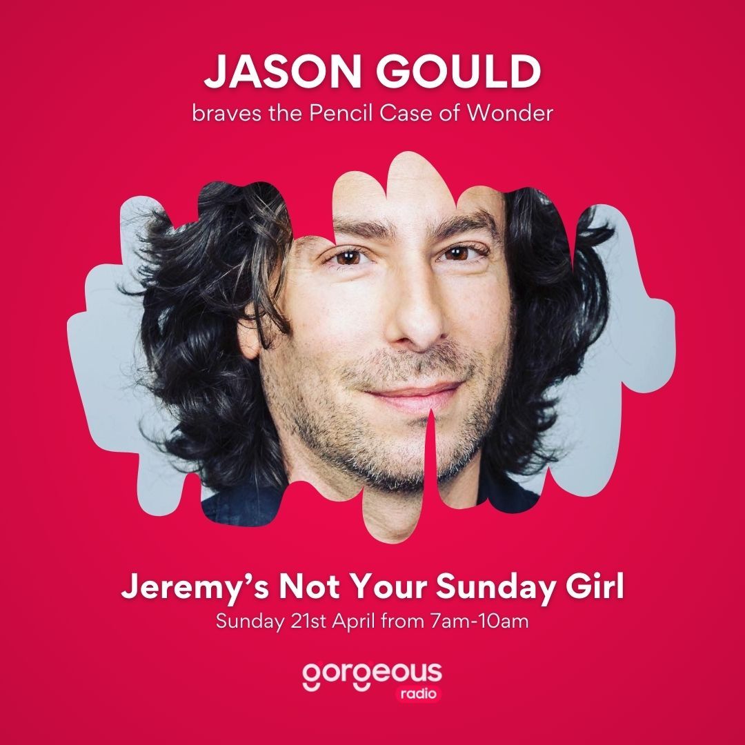 He's recently revealed his take on Sacred Days and explored the Laws of Desire, so we are very excited to have @JasonGouldMusic joining us to BRAVE the Pencil Case of Wonder this Sunday on @gorgeousradiouk.