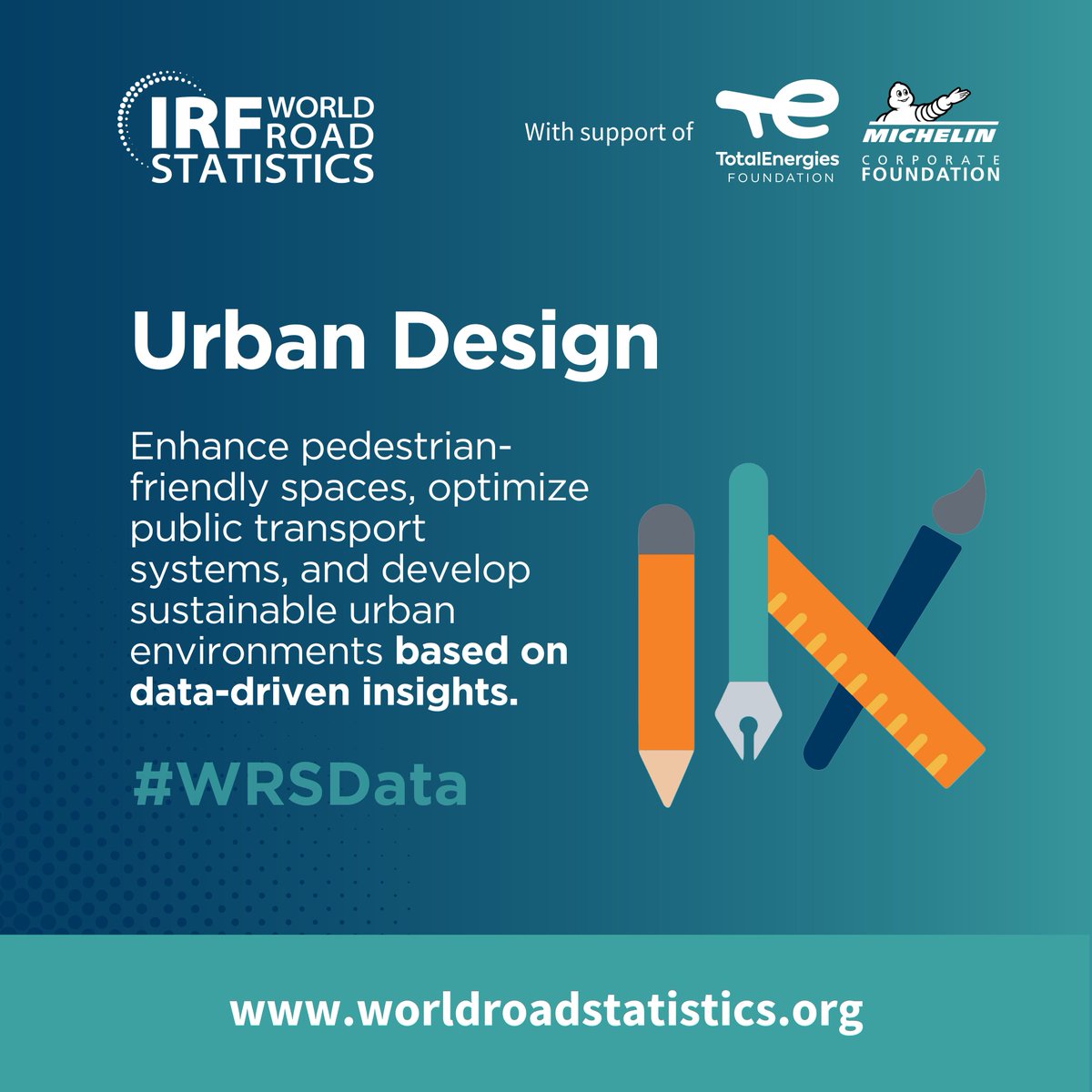 IRFofficial_org's tweet photo. Discover how to use #WRSData for safer, smarter roads! ๐ก
Use insights from 200+ countries and 200+ indicators covering 2016-2021.
Explore our FREE #DataWarehouse: https://t.co/rRySBgI2z5
#freedata #IRFWorldRoadStatistics #RoadSafety #Mobility https://t.co/ESrJgjkHzp