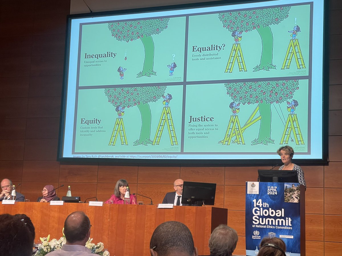 Day 2 of the @WHO Global Ethics Forum kicks off with powerful talks on equity, equality and justice in the context of technological innovation #MakingEthicsMatter #EmbeddingEthics @Nuffbioethics