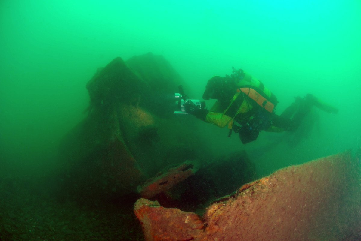 MA_LTD's tweet photo. Today is International Day for Monuments and Sites! Some wrecks are designated Scheduled Ancient Monuments and we have been involved with sites like SS Faith and WWII Tanks and Bulldozers. Why not go and see the artefacts from SS Faith currently on display @shipwrecksiow ? https://t.co/BuYERTuXZk