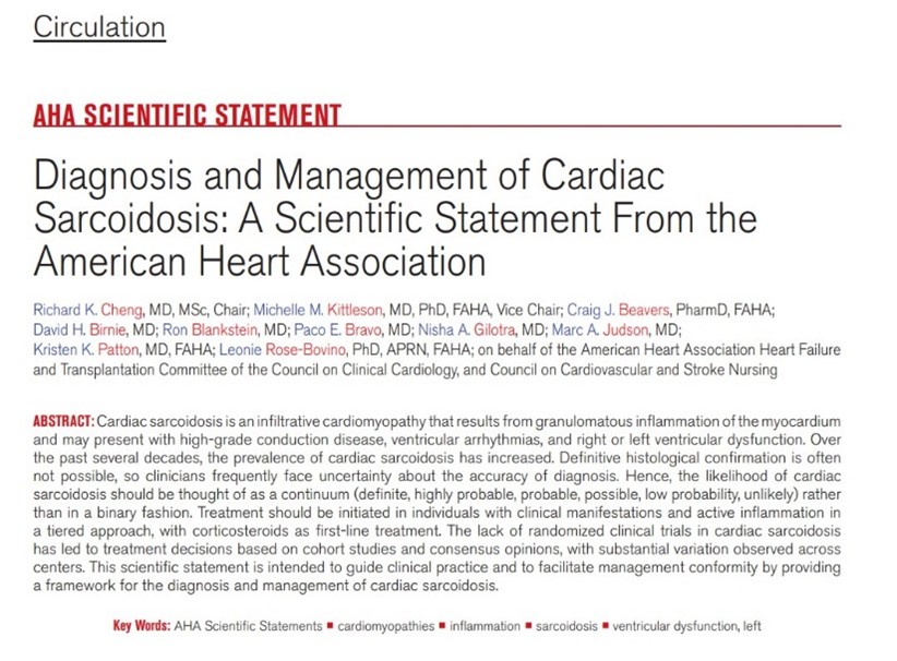 AHA Science (@ahascience) on Twitter photo This provides a comprehensive overview of diagnosis, treatment options & outcomes of CS, including challenges in diagnosing & the importance of a multidisciplinary approach.
✍🏽 <a href="/RichardChengMD/">Richard Cheng</a> <a href="/MKIttlesonMD/">Michelle Kittleson MD PhD</a> <a href="/beaverspharmd/">Craig Beavers, PharmD, FACC, FAHA, FCCP, BCCP,CACP</a> <a href="/RonBlankstein/">Ron Blankstein</a> <a href="/pacoebravo/">Paco E. Bravo, MD</a> <a href="/ngilotraMD/">Nisha Gilotra</a> @rhythmkri This provides a comprehensive overview of diagnosis, treatment options & outcomes of CS, including challenges in diagnosing & the importance of a multidisciplinary approach.
✍🏽 <a href="/RichardChengMD/">Richard Cheng</a> <a href="/MKIttlesonMD/">Michelle Kittleson MD PhD</a> <a href="/beaverspharmd/">Craig Beavers, PharmD, FACC, FAHA, FCCP, BCCP,CACP</a> <a href="/RonBlankstein/">Ron Blankstein</a> <a href="/pacoebravo/">Paco E. Bravo, MD</a> <a href="/ngilotraMD/">Nisha Gilotra</a> @rhythmkri