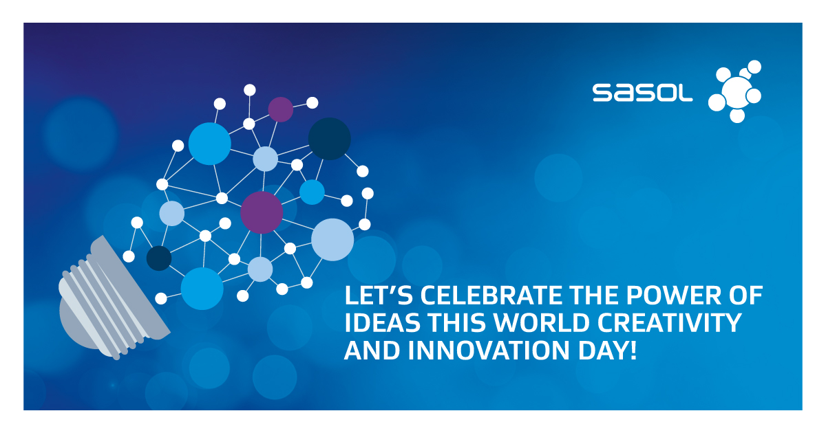 Join us as we celebrate World Creativity & Innovation Day on 21 April. Ever noticed how creativity and innovation shape our world? From the everyday to the extraordinary... Learn more wciw.org/wcid/ #FutureSasol #WeAreSasol #WorldCreativityandInnovationDay #WCID