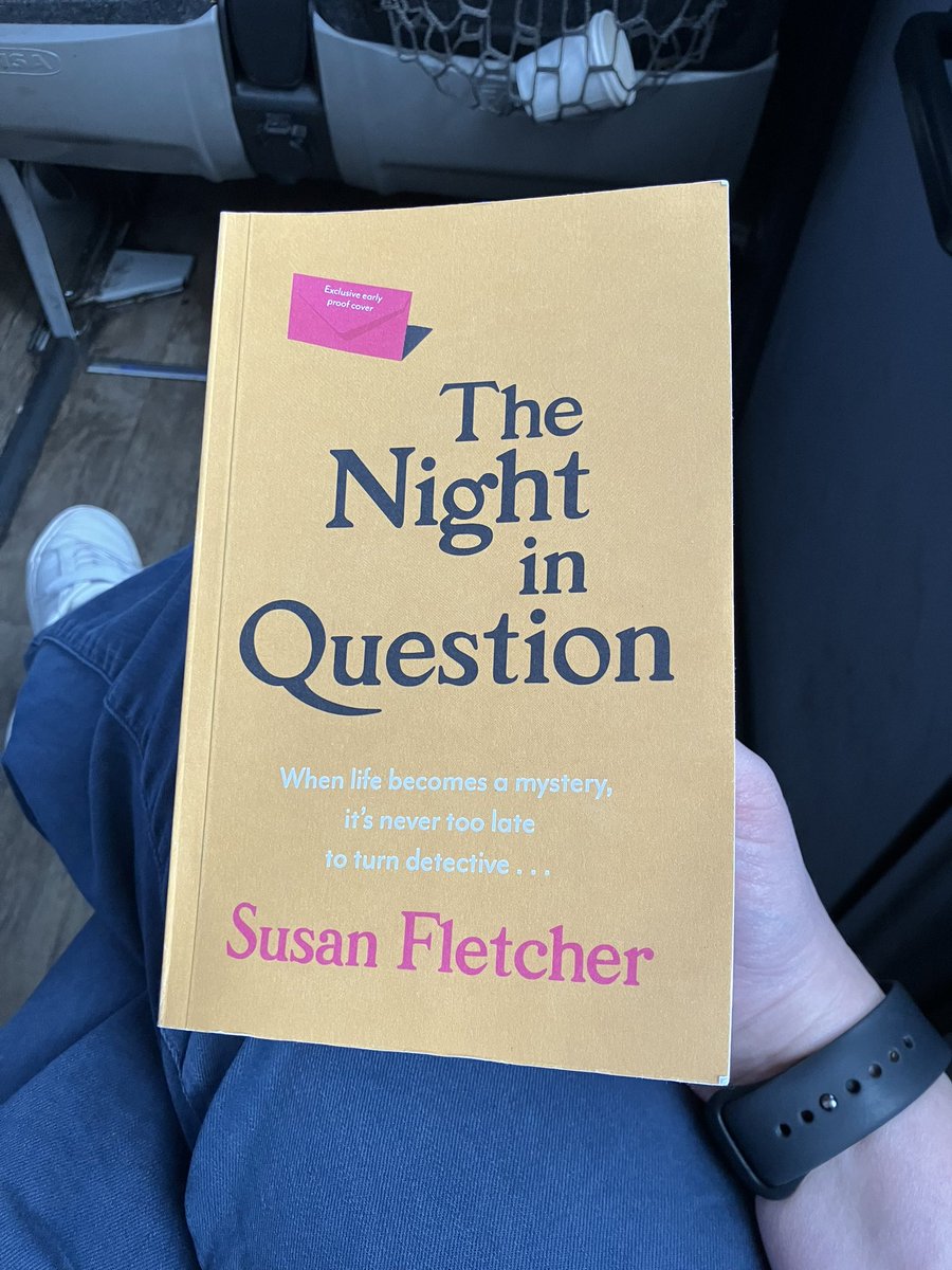 It’s publication day for #TheNightinQuestion by @sfletcherauthor too! I keep sharing this not very good photo taken on a coach. The photo is bad but the book is glorious. Treat yourself to a wander through Florrie’s exceptional life. @alisonbarrow