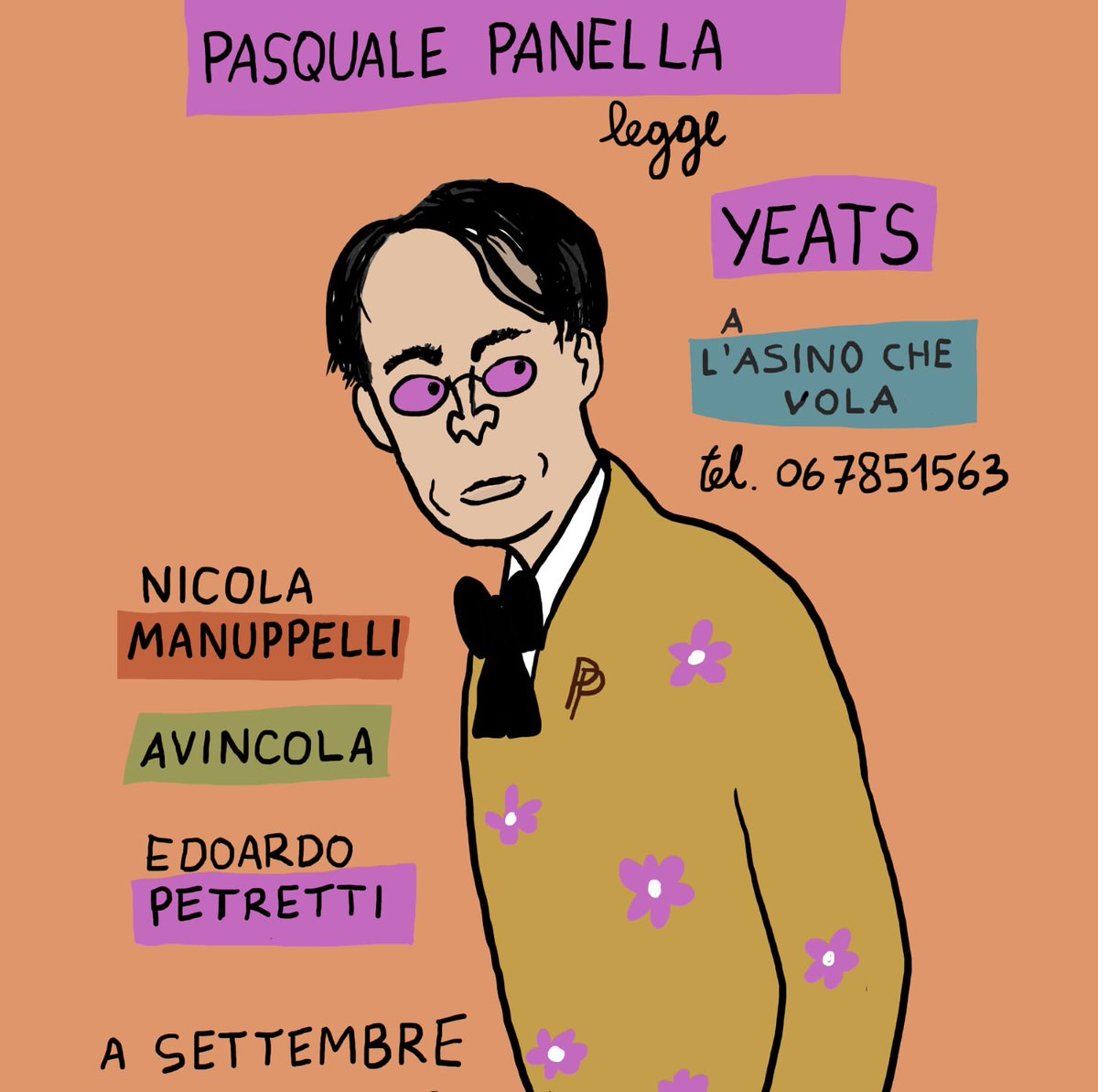 SP_edizioni's tweet photo. #PasqualePanella legge #Yeats https://t.co/ZHat769wHc