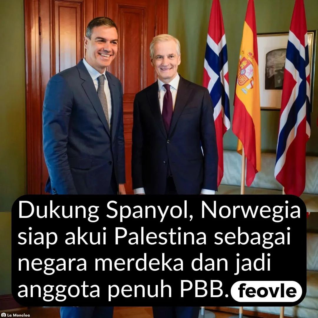 Perdana Menteri Norwegia Jonas Gahr Store menyatakan bahwa negaranya siap mengakui Palestina sebagai negara merdeka dan mendukung mereka jadi keanggotaan penuh di PBB. Hal tersebut diungkapkan Perdana Menteri Norwegia Jonas Gahr Store setelah bertemu dengan Perdana Menteri…