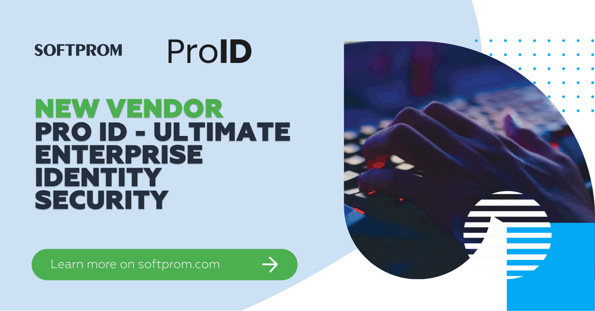 We are happy to announce a new vendor in our portfolio. ProID is a modular enterprise security platform protecting more than 180K users and meets the criteria of eIDAS 2, NIS 2, ISO27001 and GDPR
Learn more: eu1.hubs.ly/H08DG360