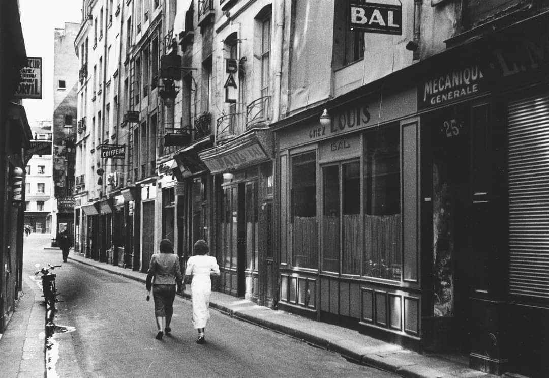 René-Jacques. Rue de Lappe 1935. Paris Bastille