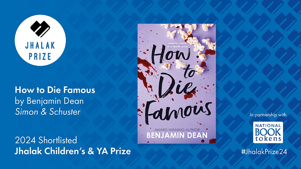 We’re so excited that Benjamin Dean’s deliciously dark and addictive YA thriller, HOW TO DIE FAMOUS, is shortlisted for the Jhalak Children’s & YA Prize!! #JhalakPrize24 💜🍿🩸🎬 @NotAgainBen