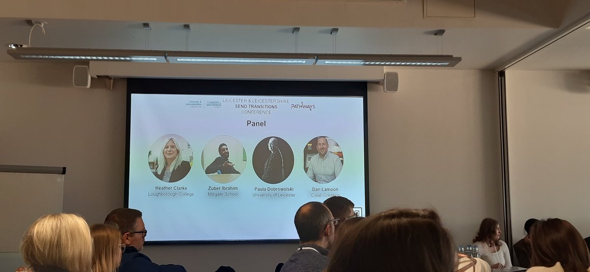 "It's important to start the dialogue early"

We start the day with a panel discussion on how collectively, we can support young people with #SEND transition to their best next step

#LeicsSENDConference