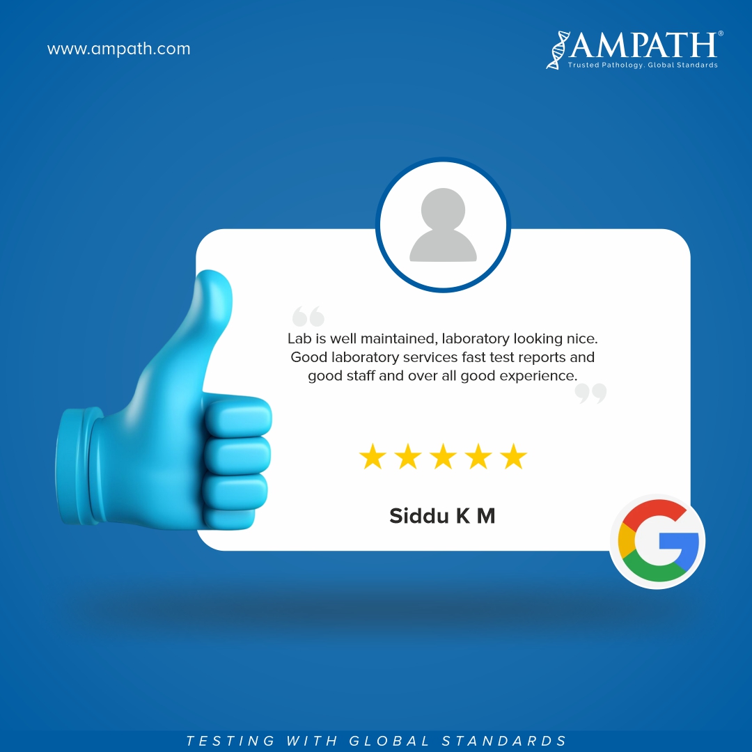 Thank you so much Mr Siddu for sharing your valuable insights. Visit - ampath.com #AMPATH #FeedbackMatters #Reviews #CustomerExperience