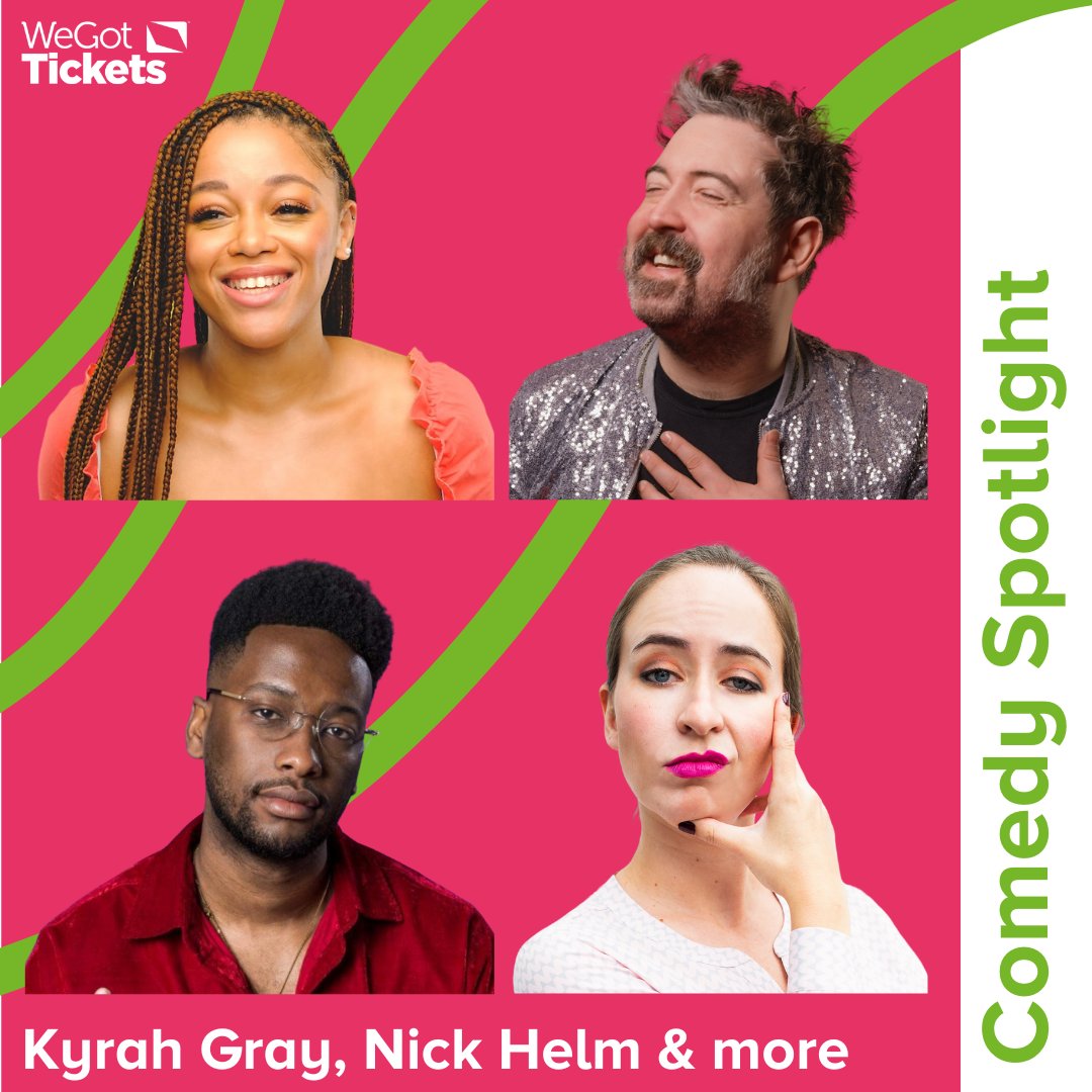 The comedy keeps on coming - @TheNickHelm performs a sellout show for @burningduckcom, plus there's still tickets for great gigs with Kyrah Gray, @tadiwamahlunge, @KatieEDavison and many more. 

Find a show near you with the #WGTComedySpotlight 🔦

🎟️ wegottickets.com/af/586/comedys…