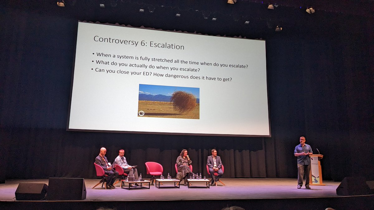 "Tumbleweed Escalation"

When you escalate and all that happens is... nothing.

A lovely phrase describing the phenomenon ubiquitous in EDs everywhere when we push the issues up the managerial ladder and it seems to be a futile endeavour.

#RCEMCPD