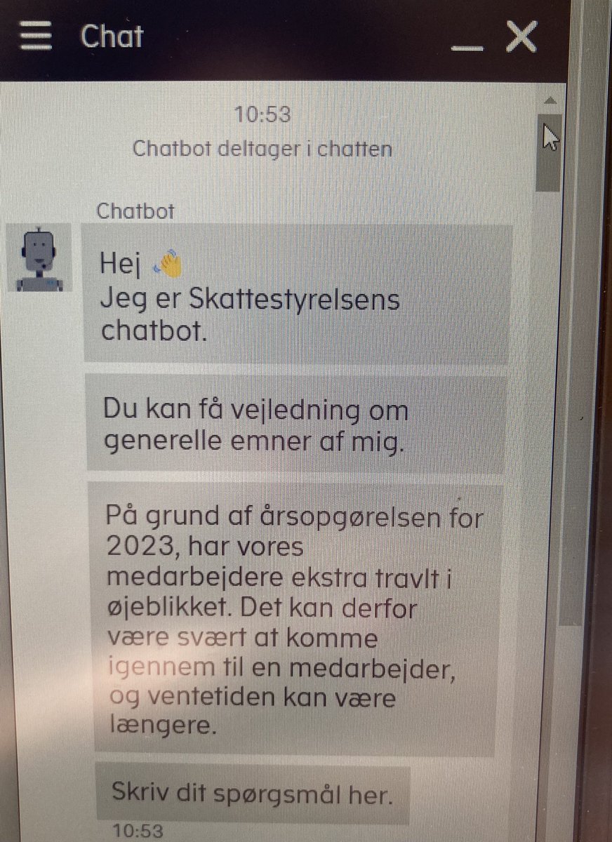 Prøvede at få Skats chatbot til at udføre en Mogens Glistrup. Det virkede ikke.