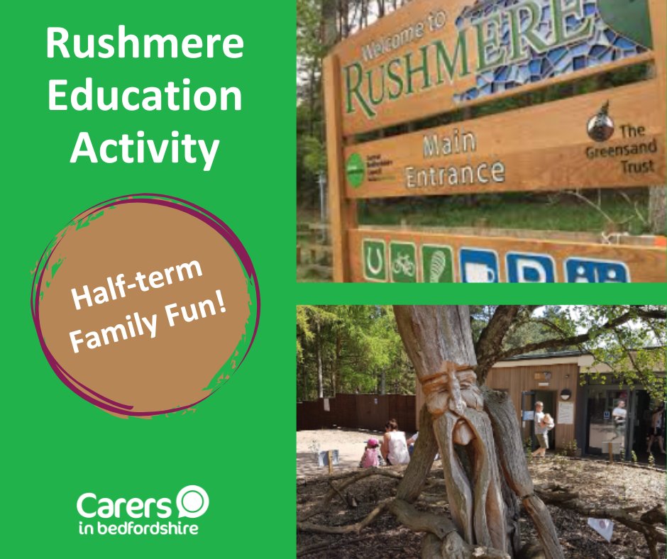 Looking for activities for the May half-term? Why not join this fun family Activity at Rushmere Country Park? Explore 400 acres of woodland and learn about the nesting Herons. More information here: carersinbeds.org.uk/events/rushmer… #family #wecareforcarers #bedfordshire #halfterm