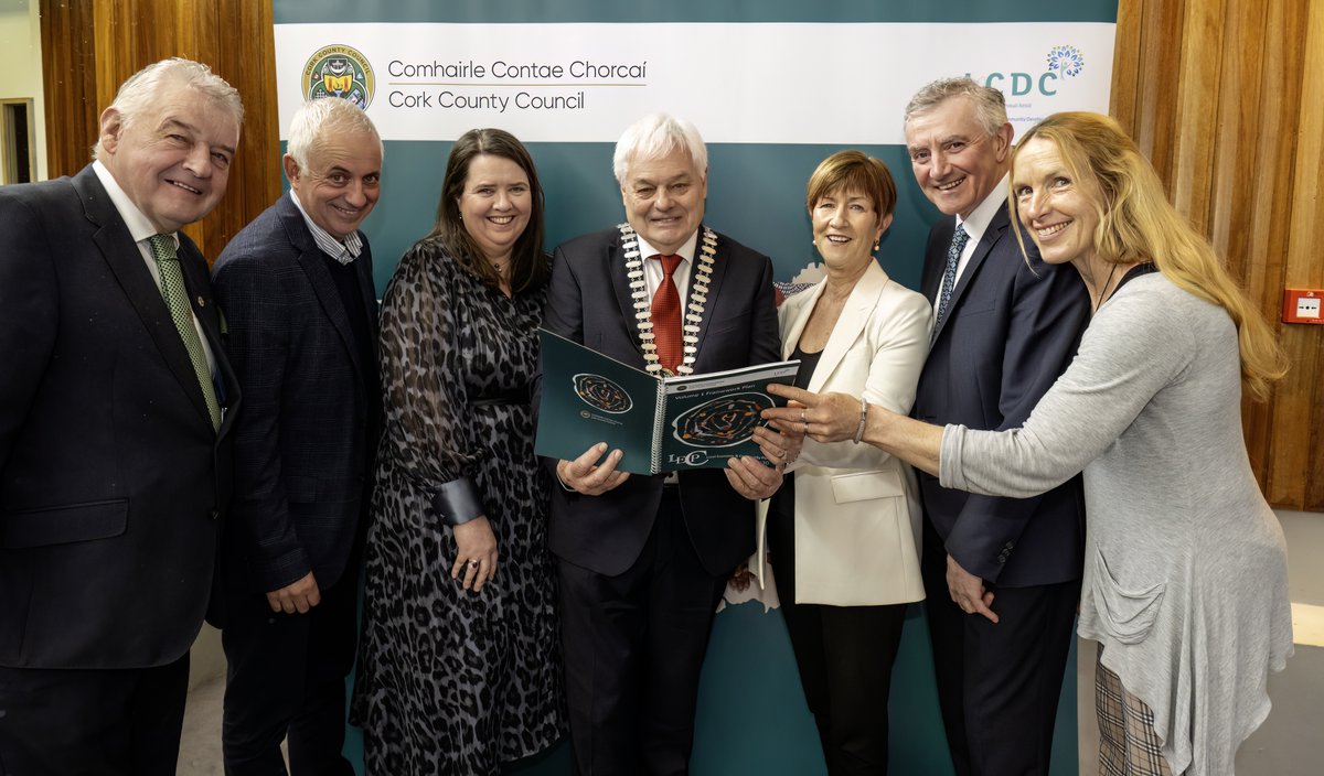 Corkcoco's tweet photo. 🎉 Cork County Council has officially launched our Local Economic and Community Plan 2024-2030!

🤝 An extensive process of engagement has been instrumental in the preparation of this Plan, which included consultation with 84 community and economic stakeholders who were involved in contributing to and signing off each of the four stages of the LECP.
We look forward to working collaboratively with our stakeholders and the citizens of Cork to implement this plan and continue the development of Cork County as an attractive, competitive and sustainable place to live, visit and do business.

➡️ Our LECP can be viewed on our website: https://t.co/cg0fAZEw8w

#OurCommunity #OurPlan #OurCounty