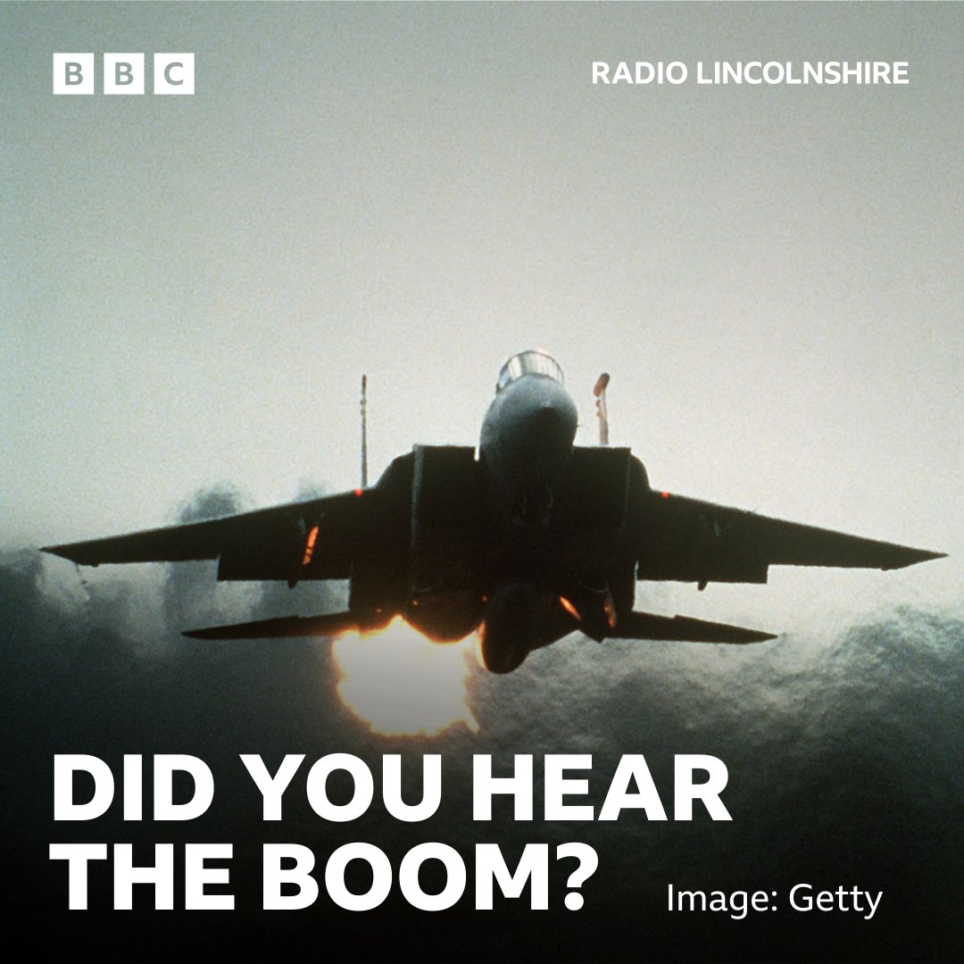 Did you hear the bang over Lincolnshire? Flight tracker data suggests it was an American military jet heading for Peterborough.