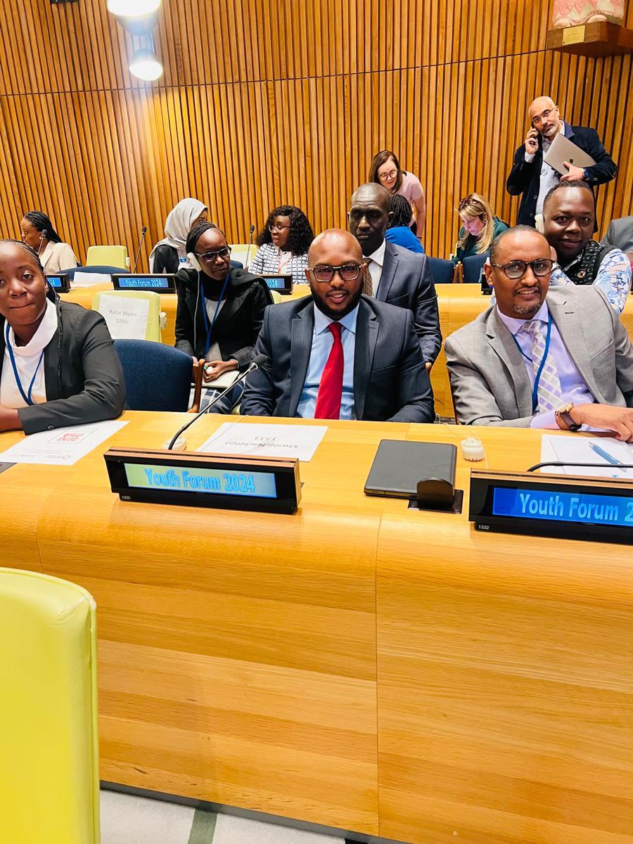 Represented GoK @UNECOSOC Youth Forum in New York & pitched the case of harnessing Artificial Intelligence to present solutions for problems facing youth and the need to skill young people to create jobs and earn incomes @AbabuNamwamba @moyasa_ke @rochieng