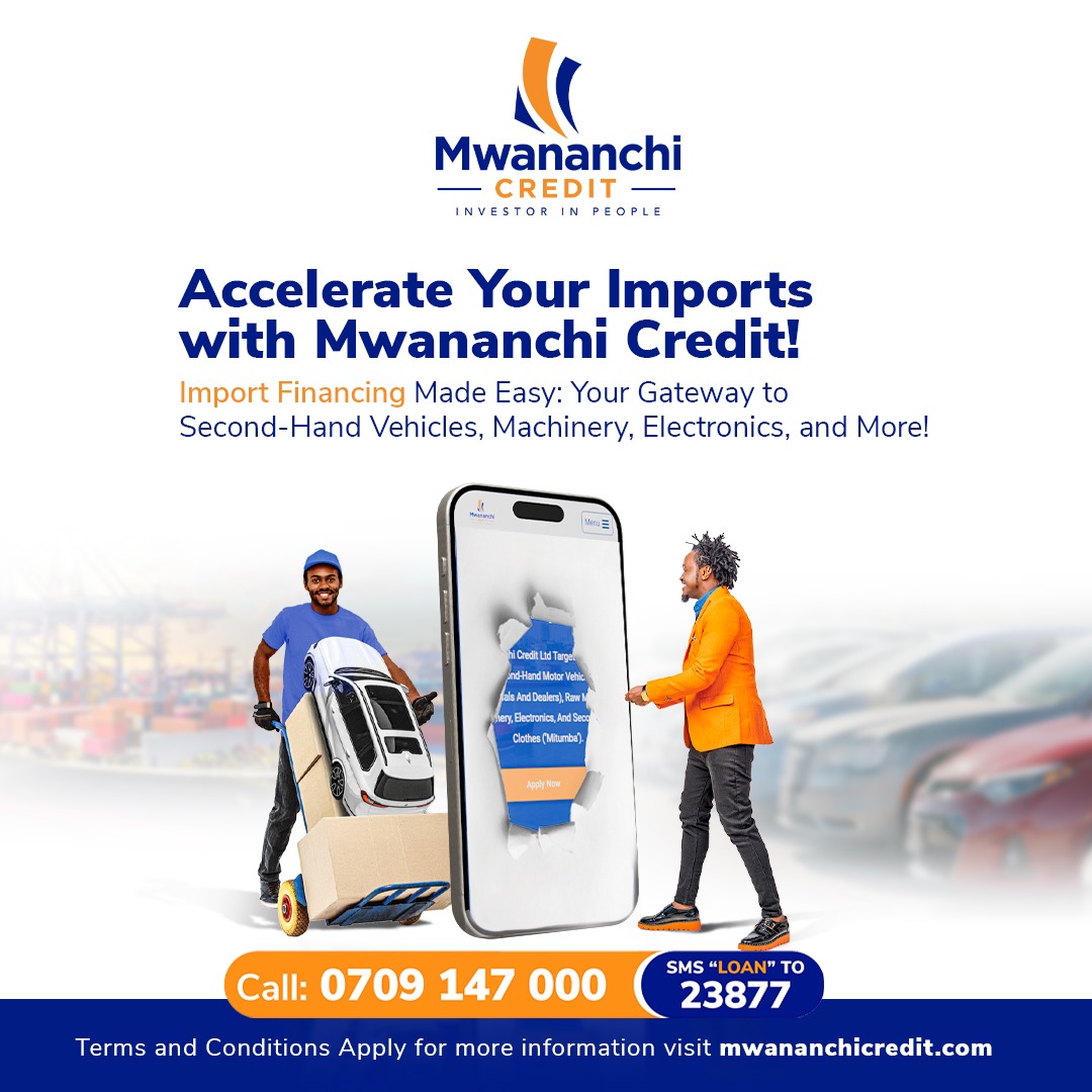 CreditMwananchi's tweet image. From your wildest dreams to your driveway- let us do that import for you and get to experience a peace of mind and zero financial stress!
To apply click bit.ly/3GVIU1G to get up to 70% financing with Mwananchi Credit Import Financing today.

 #ImportFinancing