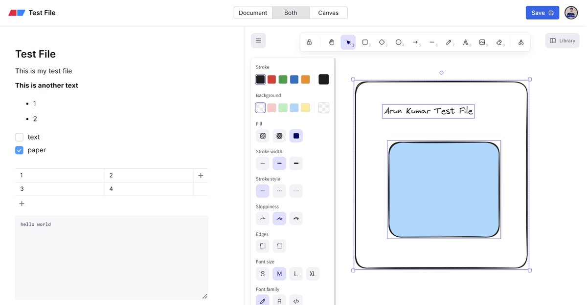 aruncode49's tweet photo. 🚀Introducing Eraser Clone: a dynamic document and whiteboard editor powered by Next.js, React.js, and TypeScript. With robust authentication via Kinde Auth and MongoDB integration, it ensures data security. 

#nextjs #reactjs  #trending #Project #typescript https://t.co/0jc4zQVkHR