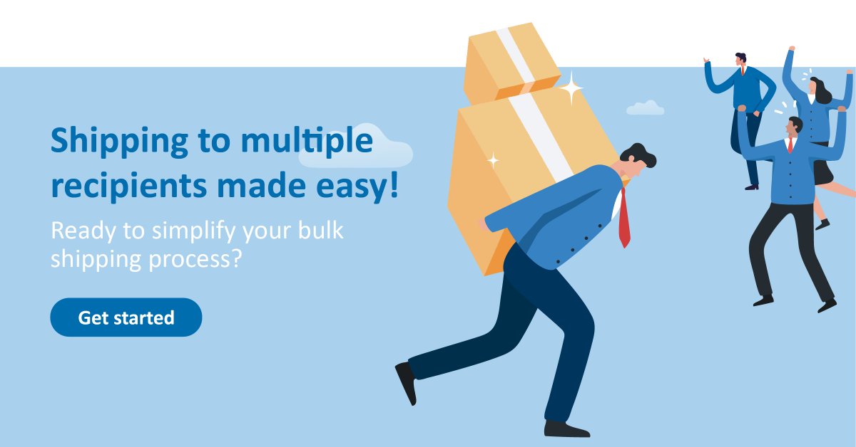 FP_Mailing's tweet photo. Ready to simplify your bulk shipping process?📦With multi-recipient (batch) shipping feature, say goodbye to manual processing with FP Parcel Shipping. 

Find out more
https://t.co/wRjwtrS5Zh

#BulkShipping #FPParcelshipping https://t.co/qBX01jfrIC