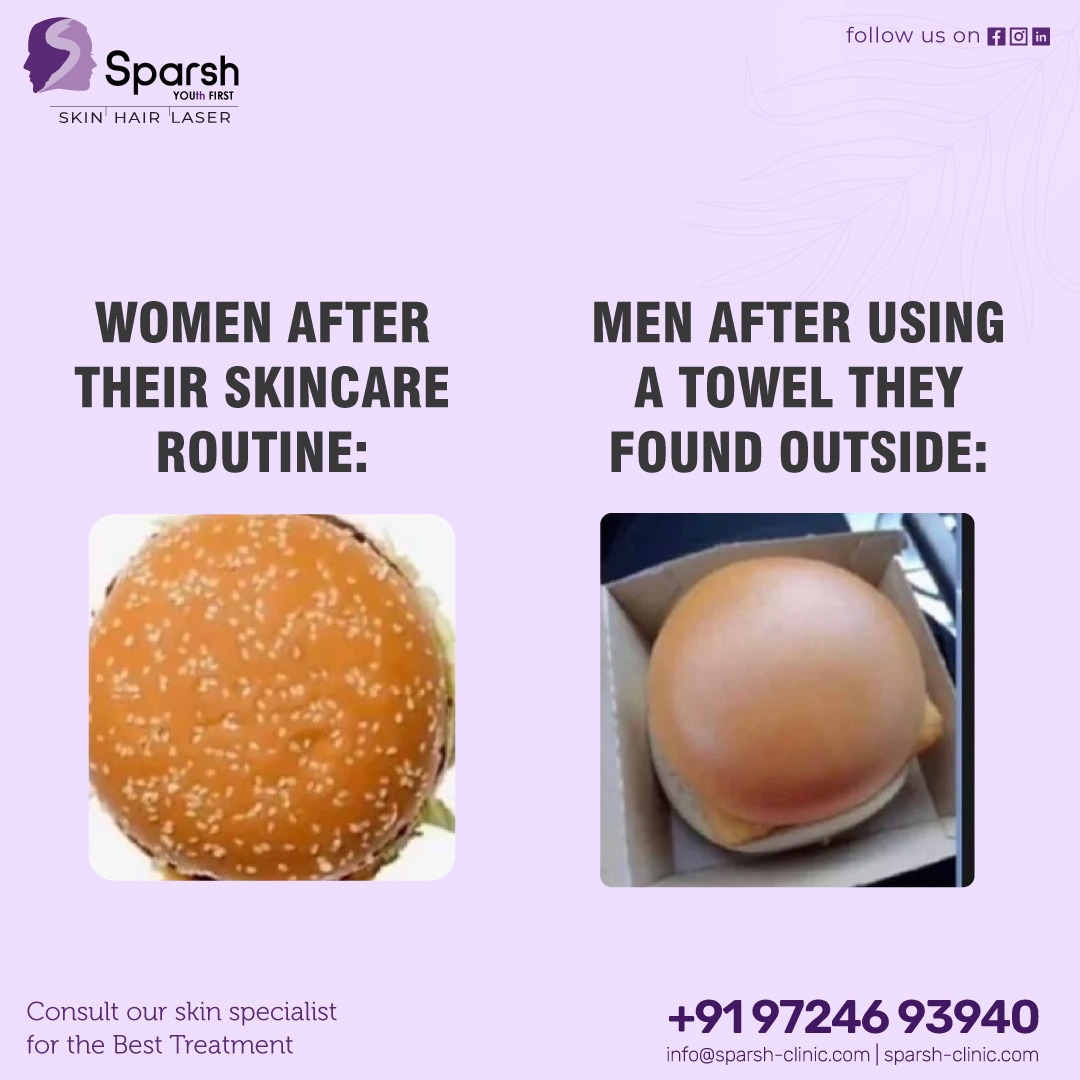 Even burgers can't satisfy everyone, but Sparsh Skin clinic can! Ladies, tired of skincare routines falling short? Let's upgrade to professional care. 

#SparshSkinClinic #sparsh #skincaregoals #experttreatment #skintreatment #skintreatmentinahmedabad #skinspecialist #ahmedabad