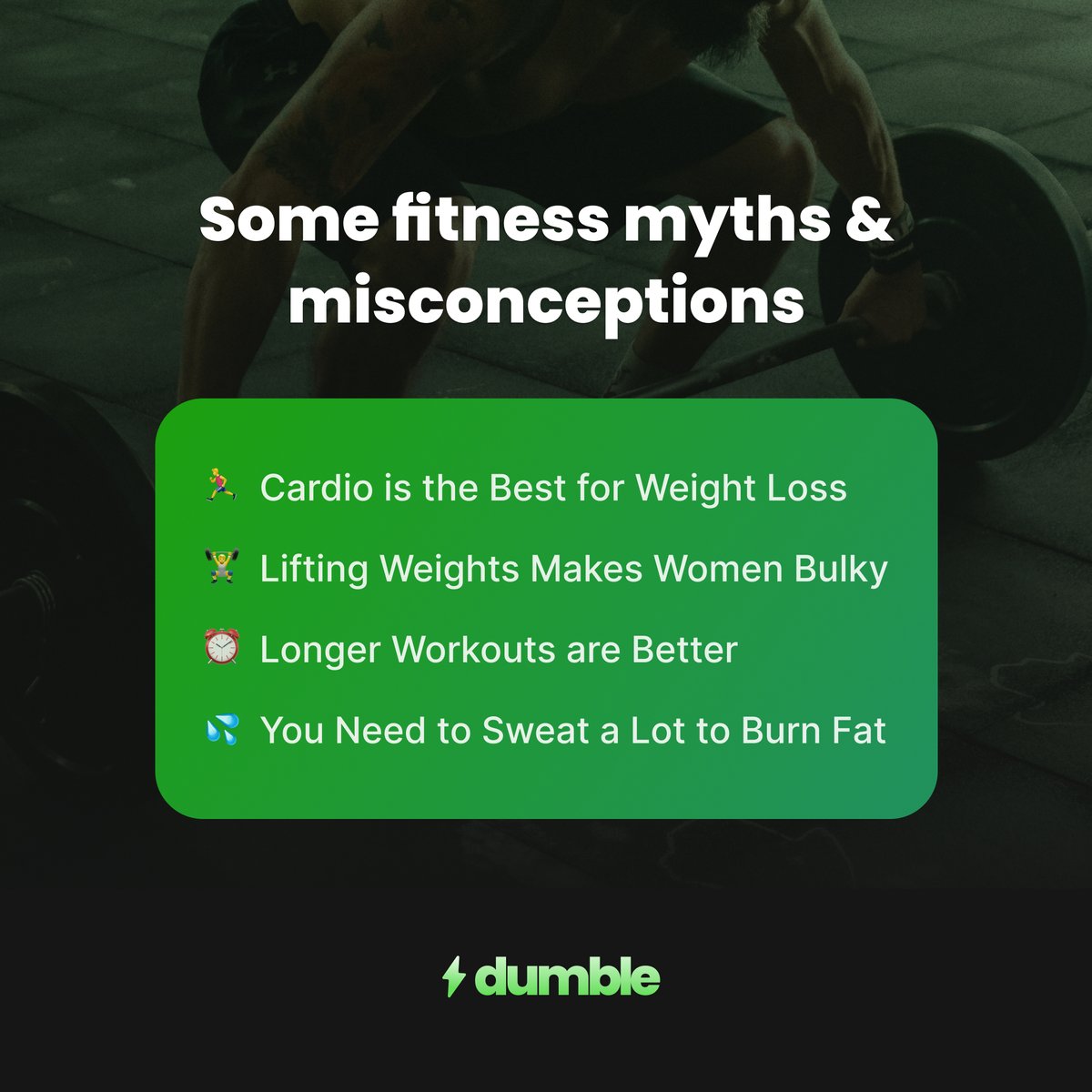 Dumble: Fitness Challenge App (@getdumble) on Twitter photo 