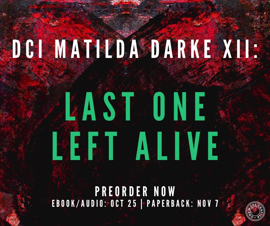 Title reveal for DCI Matilda Darke XII to be published this autumn. Who will be the last one left alive? 😱