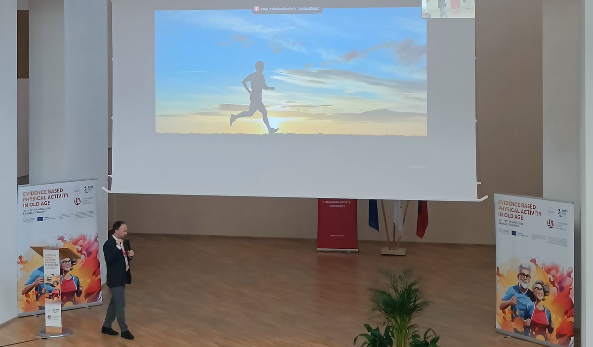 Inspiring talk from Pr Kirk Erickson at the #EGRAPA conference: strong focus on the moderators and mediators of the cognitive benefits of physical exercise in older adults #aging #cognition #exercise