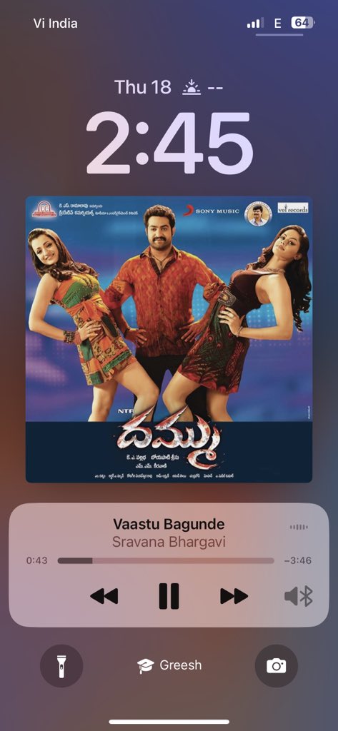 Vibe 🔥🔥🔥🔥

#AllHailTheTiger @tarak9999 @mmkeeravaani