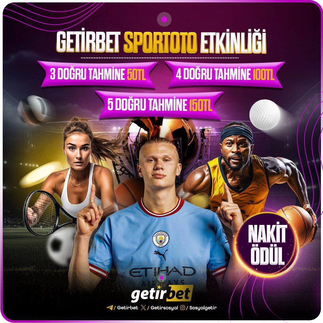 🚀 Getirbet Sportoto Etkinliği 🚀 ⚽️ Atalanta - Liverpool ⚽️ Marsilya - Benfica ⚽️ Roma - Milan ⚽️ Westham - Leverkusen ⚽️ Fenerbahçe - Olympiakos ➡TAHMİN İÇİN TIKLA buff.ly/3VTwTlq ➡ SİTE ADRESİ buff.ly/4cO9cRw