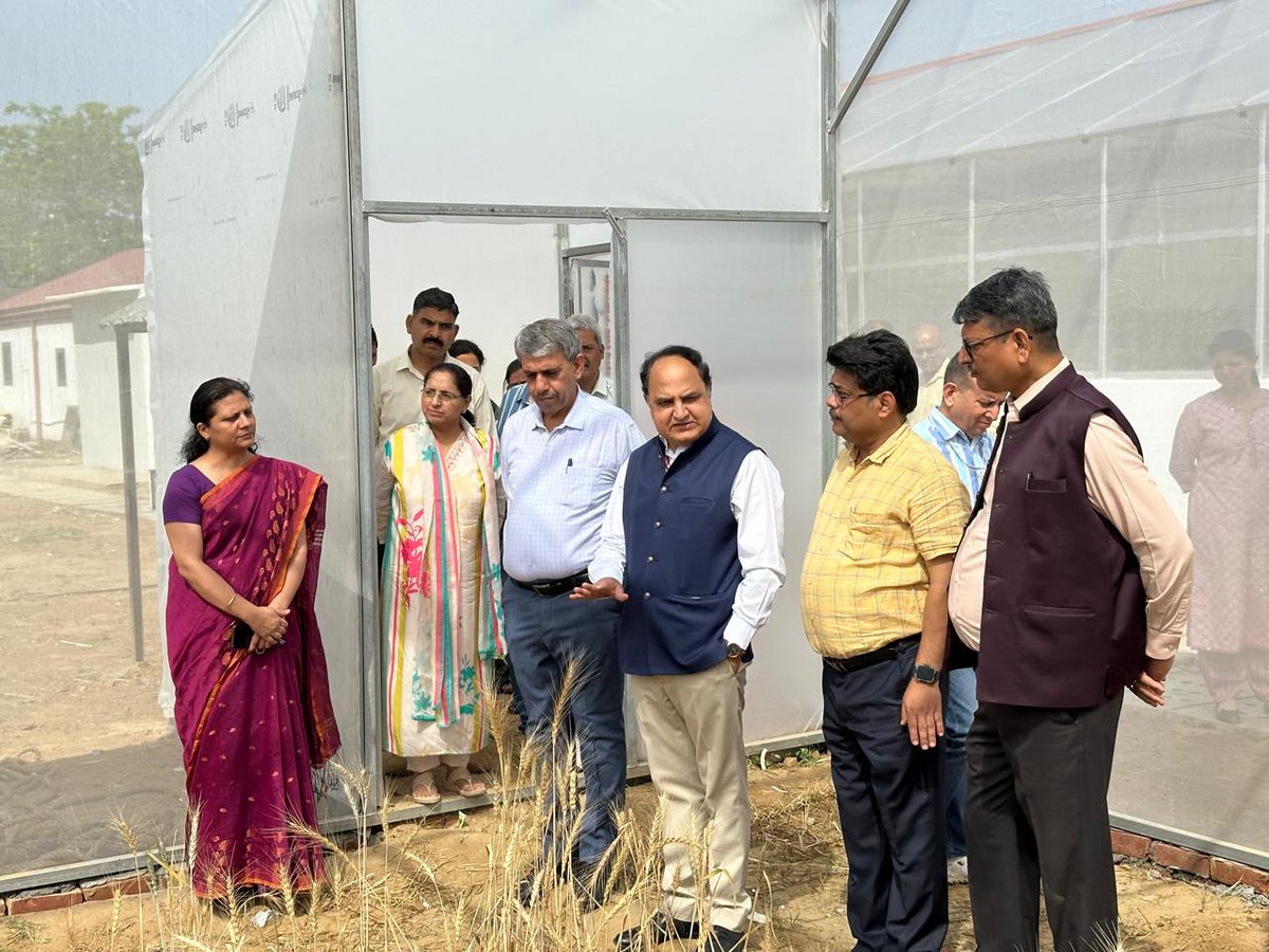 INbpgr's tweet photo. Get set..Go!
GM detection and supporting research facilities is inaugurated at @icarindia - @INbpgr, Division of Genomic resources today by DDG (CS), Dr. T R Sharma. ADG (seed), Dr. D K Yadava and Director @GYANENDRAPSIN11 graced the occasion. https://t.co/U2r7uQgDQA