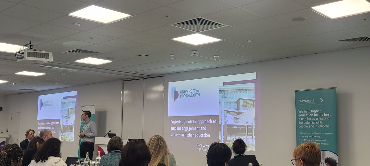 Our opening keynote from <a href="/TomLowe_/">Tom Lowe</a> taking us through a breadth of how to Foster a holistic approach to student success and engagement. Important point that is different to all students and may be different to that of the institution or the regulator. #StudentConf24