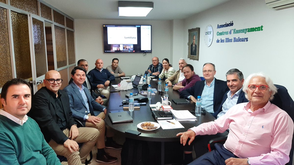 CeceiBalears's tweet photo. Presentación de los nuevos proyectos de @SANTILLANA_es  del grupo SANOMA a la Junta Directiva de @CeceiBalears 
#ceceib #educacion #escuelaconcertada #escuelaprivada #clusteredu #sanoma https://t.co/2ZQX7QJzvS