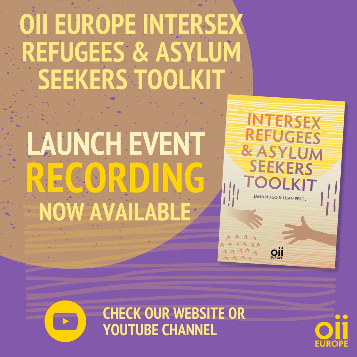 Today we are happy to share with to you the video recording of the online launch event from March 26, of our new publication, the Intersex Refugees & Asylum Seekers Toolkit. 🎥 oiieurope.org/intersex-refug… #intersex #refugees #asylumseekers