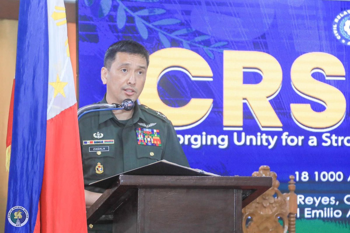 AFP Chief lauds CRSAFP for advancing national defense strategy

Photos by AC1 Castro/PAOAFP

#AFPyoucanTRUST 
#OneAFPOnePhilippines 
#StrongAFPStrongPhilippines