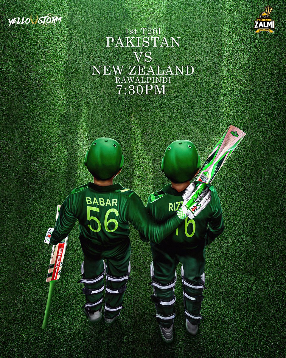 Get ready for an electrifying T20 showdown as <a href="/TheRealPCB/">Pakistan Cricket</a> goes head to head against <a href="/BLACKCAPS/">BLACKCAPS</a> tonight in the 1st T20I at Rawalpindi Cricket Stadium 🏏

Show your support for Team 🇵🇰 as our #MenInGreen strive for a memorable victory 💚

#PAKvNZ #MenInGreen