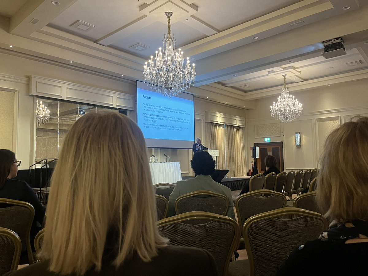 Enjoying the erudite, very thoughtful & thought-provoking talk by @dineshbhugra of @rcpsych at the @IrishPsychiatry #psychconf on the topic of racism and othering.