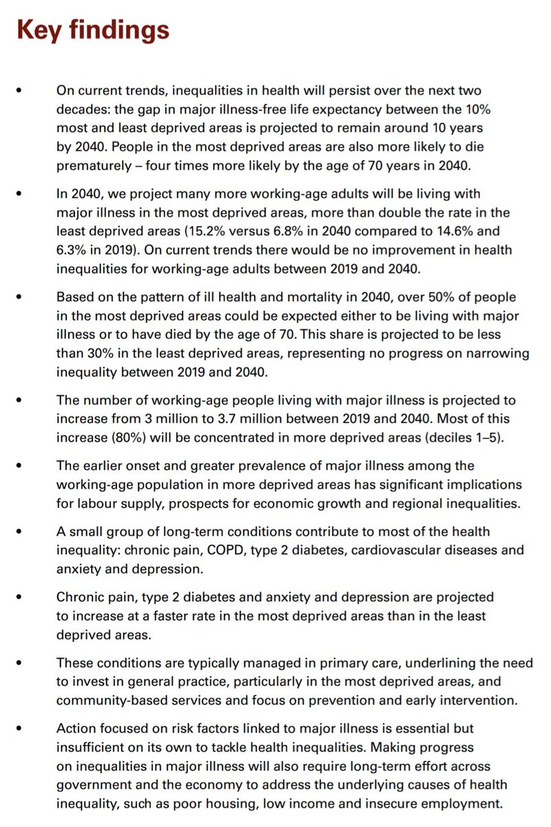 Stark findings from @HealthFdn - on the one hand justifies what we are trying to achieve through the BSol grant. Also highlights the size of task that areas of #deprivation face. @colebridgetrust @3Treescentre @Carsarea are strategically located - due to need. ##northsolihull