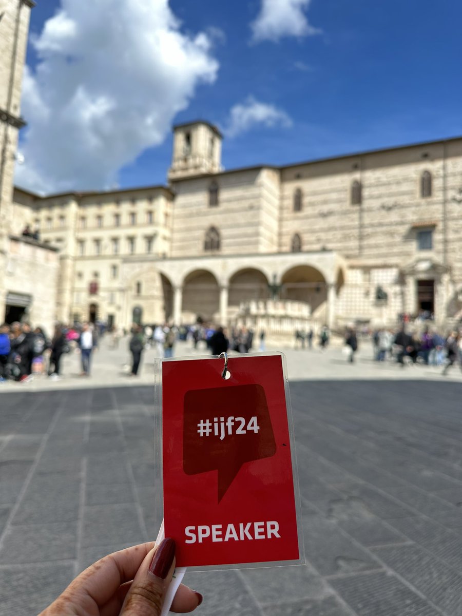 BUONGIORNO from Perugia! I’m here in Italy for @niemanlab at #ijf24! Say hi! And come to our panel at 3PM to hear about what’s it’s like starting local news outlets in noisy media environments 🥰 journalismfestival.com/programme/2024…